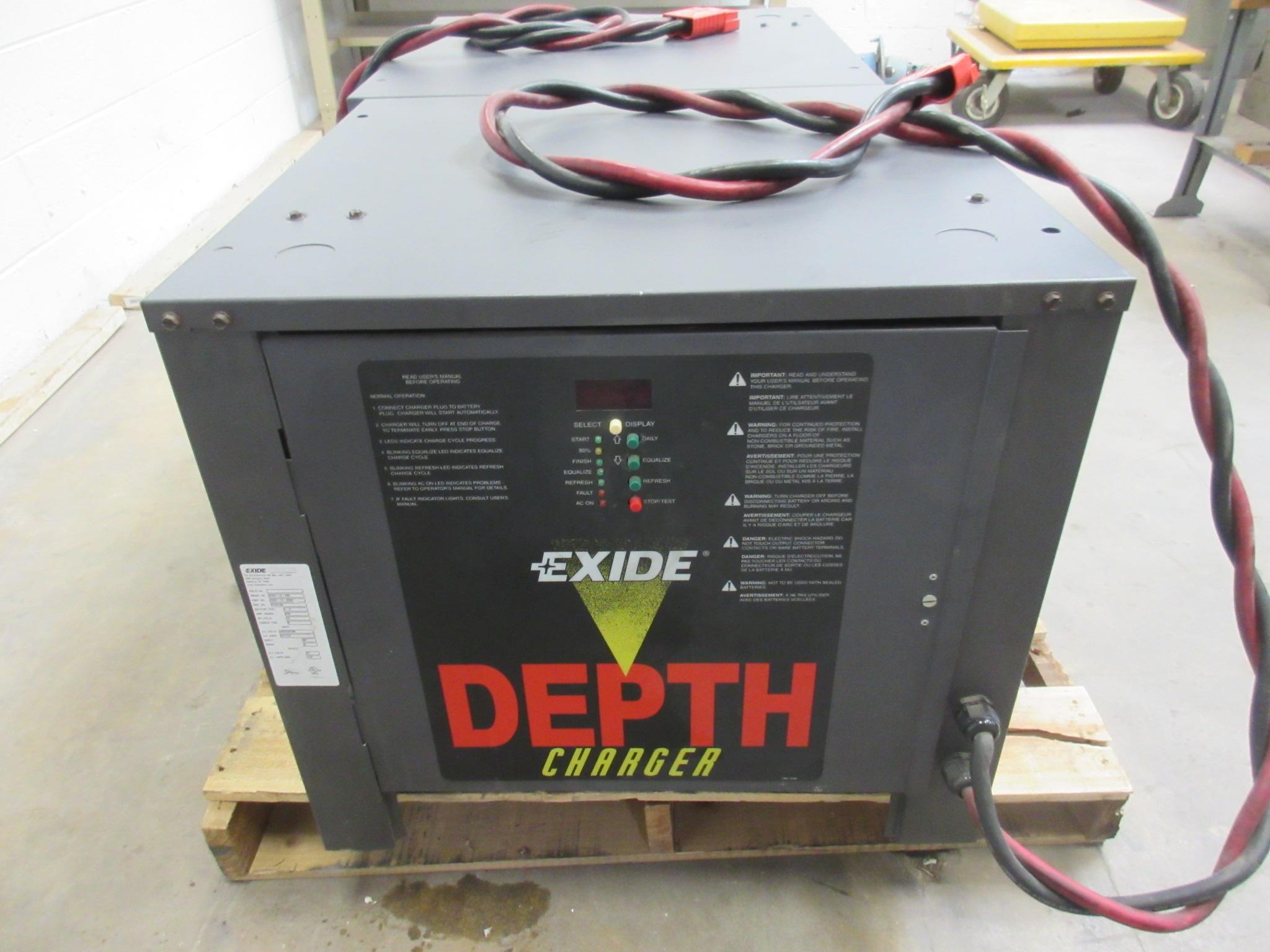Exide D3E212850, 24 VDC, 850 aH, Forklift Battery Charger T98518 eBay